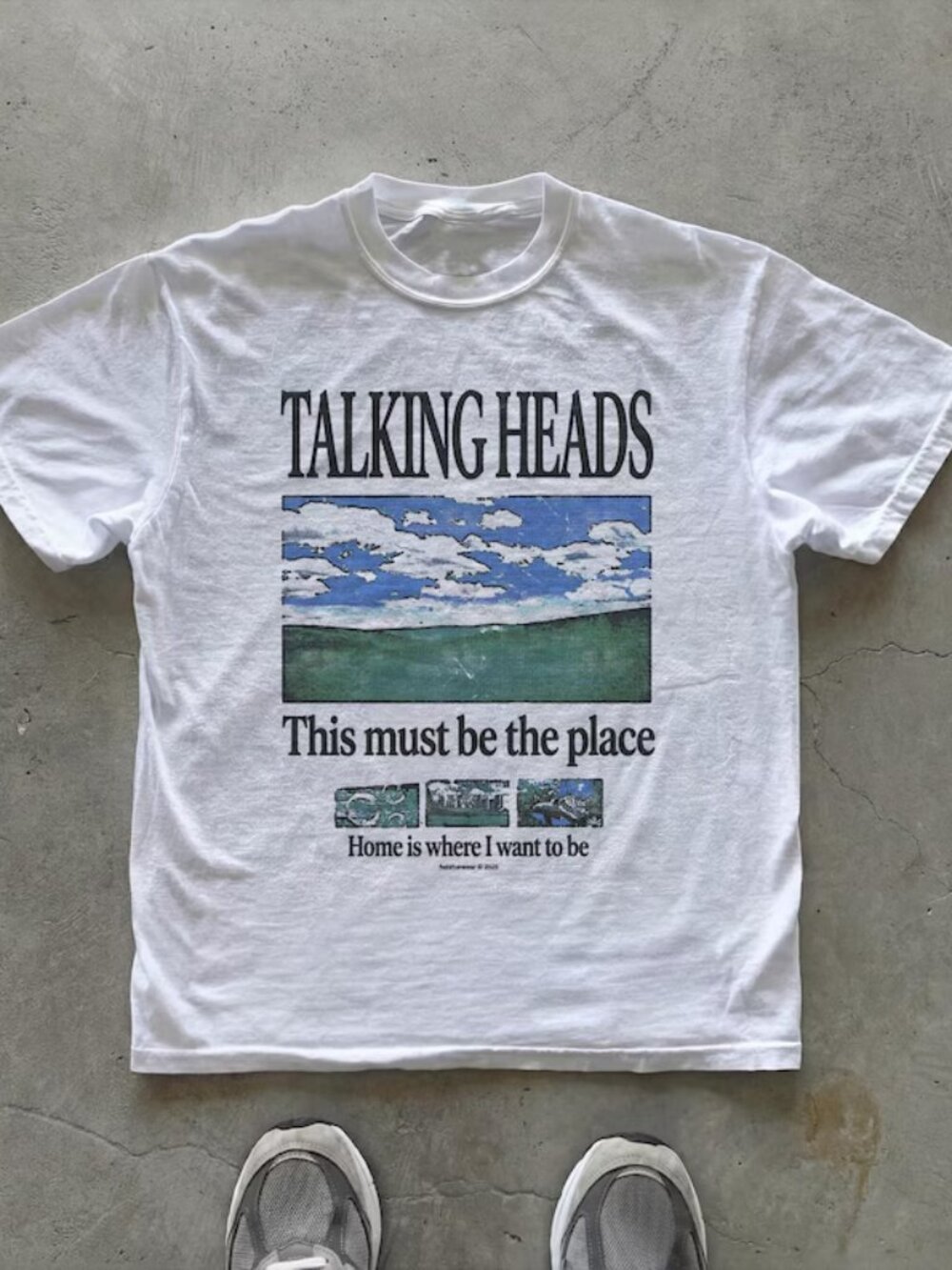 Talking Heads Graphic T-Shirt, This Must Be the Place Lyric Tee, 70s Rock Inspir